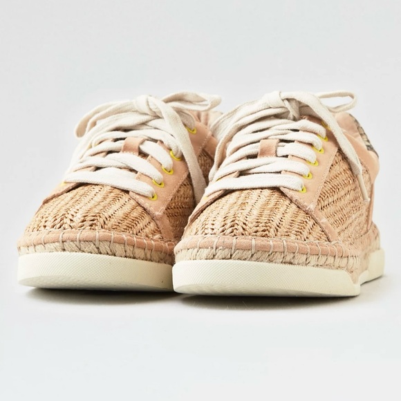 Dolce Vita Madox Natural Raffia Sneaker Women’s Size 8 - Picture 4 of 9